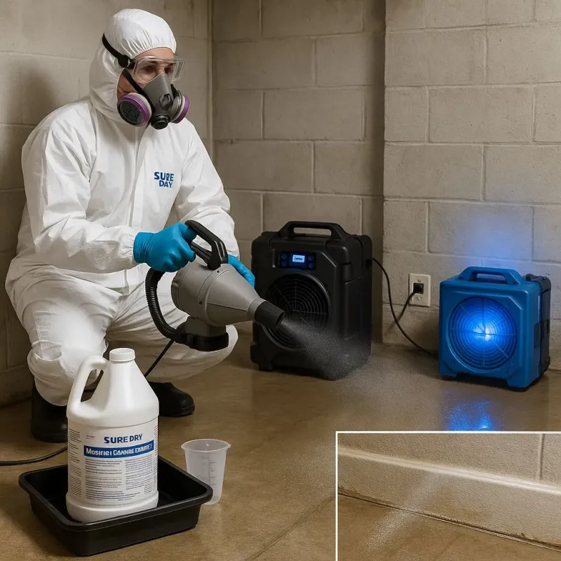 Sanitization and Odor Removal process in Arlington, WA